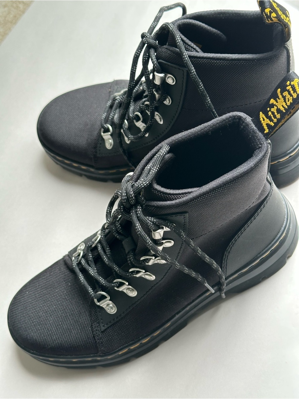 Dr. Martens Black Lace-Up Work Boots